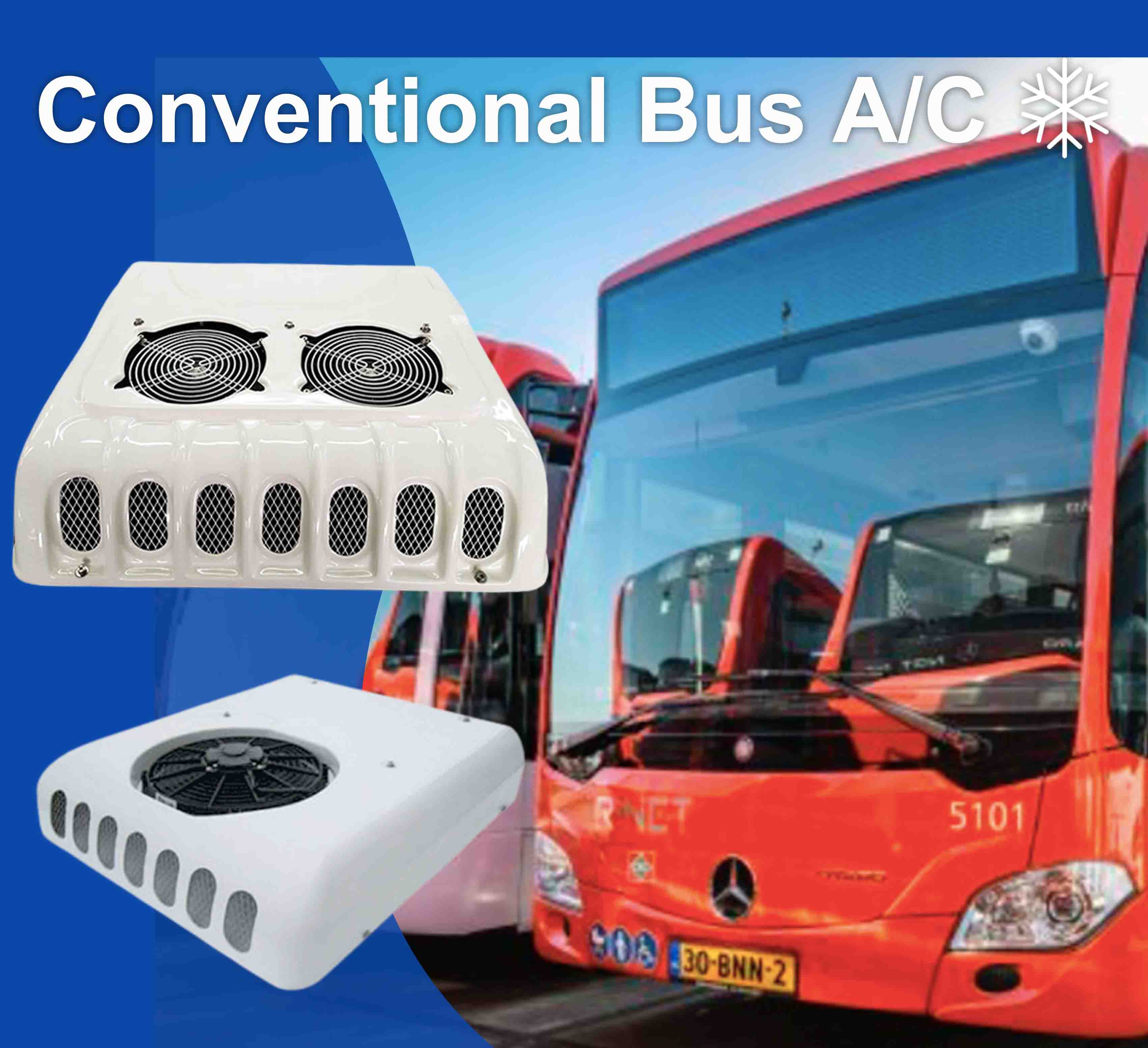 All TKT Con bus air conditioners