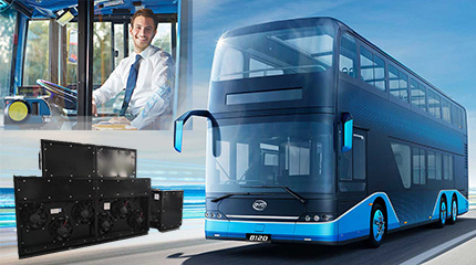 The latest model 550ED-Doubel Deck EV Bus A/C