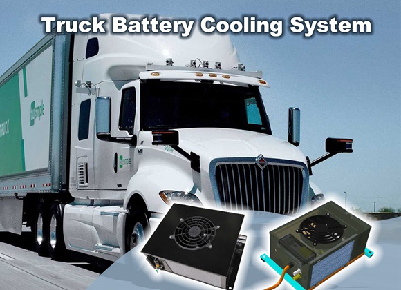 Cooling System for Electric Truck Battery