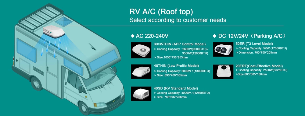 ac for van roof