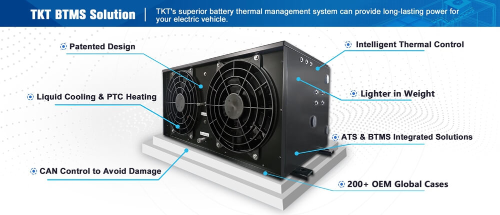 TKT Solution for EV Battery Thermal Management System
