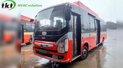 TKT Bus A/C Passed the Most Highest Standard Shower Test 