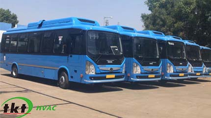 TKT electric bus A/C passes TATA Motors test